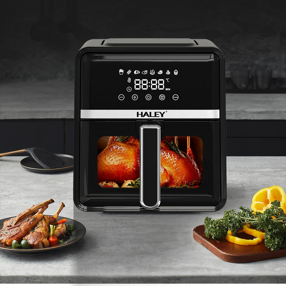 Air Fryer HALEY 7L, 2000W, Geam Transparent, Display Digital Touch