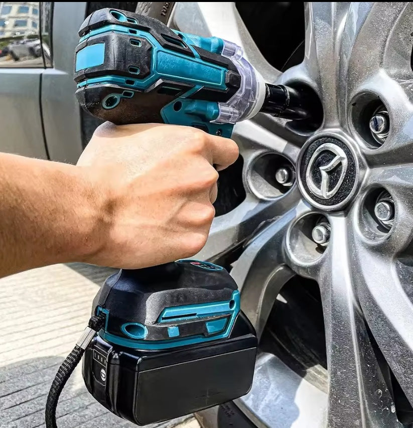 Masina de impact si insurubat 48V cu 2 acumulatori si 43 accesorii