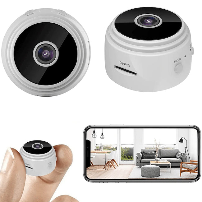 Mini camera de supraveghere wireless WiFi 1080p Full HD