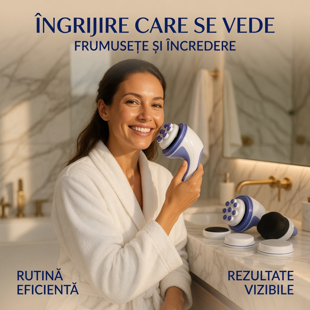 Aparat de masaj anticelulitic – 2.500 rotații pe minut