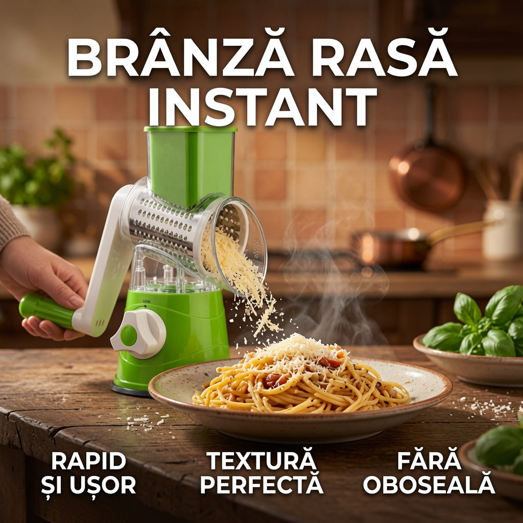 Razatoare manuala pentru legume Tabletop Drum Grater