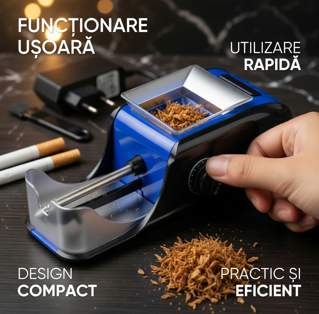 Aparat Electric pentru Facut Tigari cu Alimentare 220V – Rapid si Usor de Utilizat