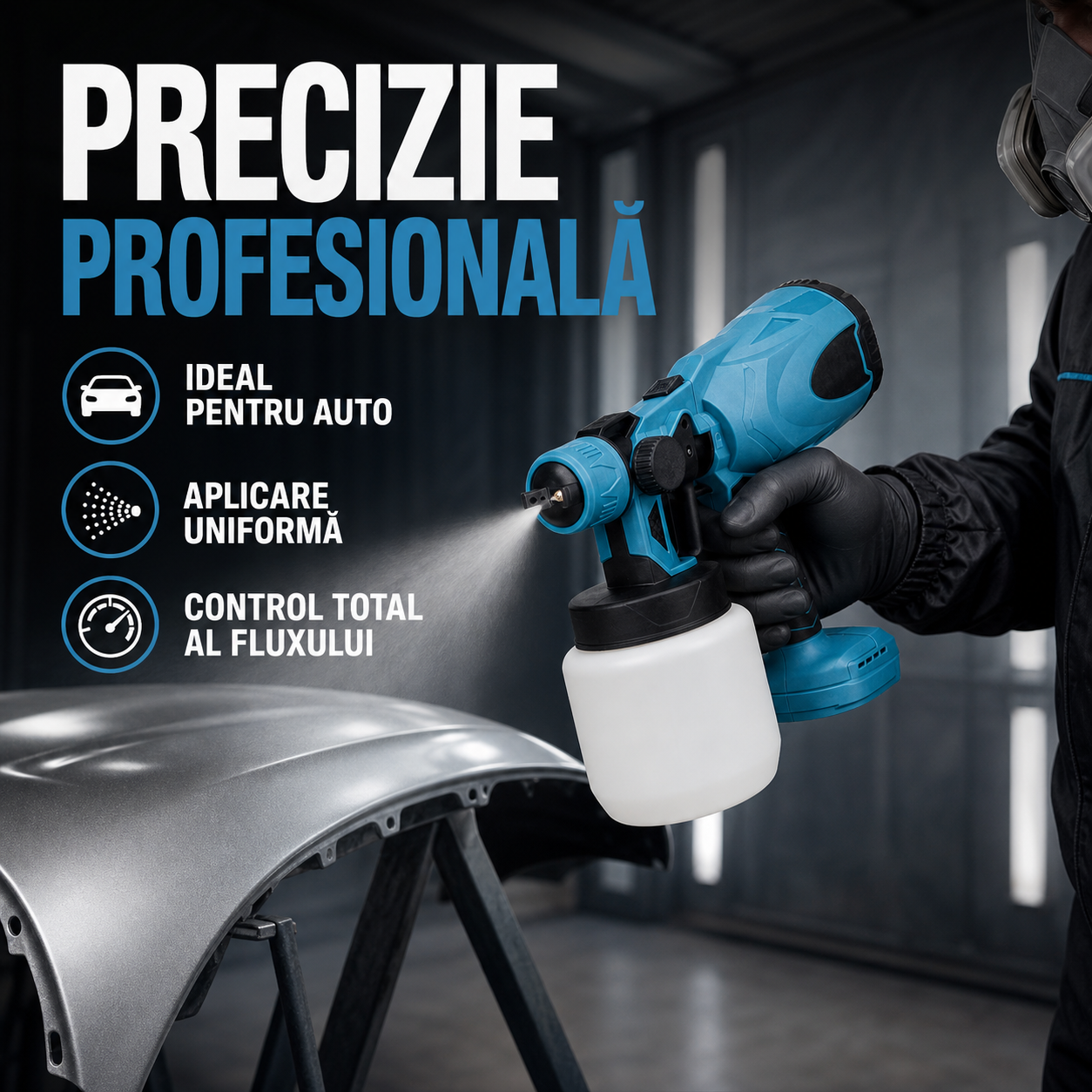 Pistol de Pulverizare Vopsea electric