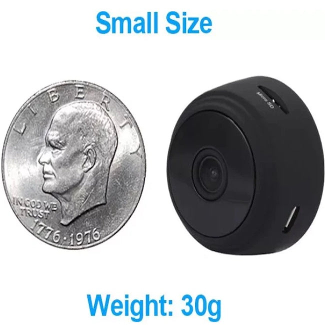 Mini camera de supraveghere wireless WiFi 1080p Full HD