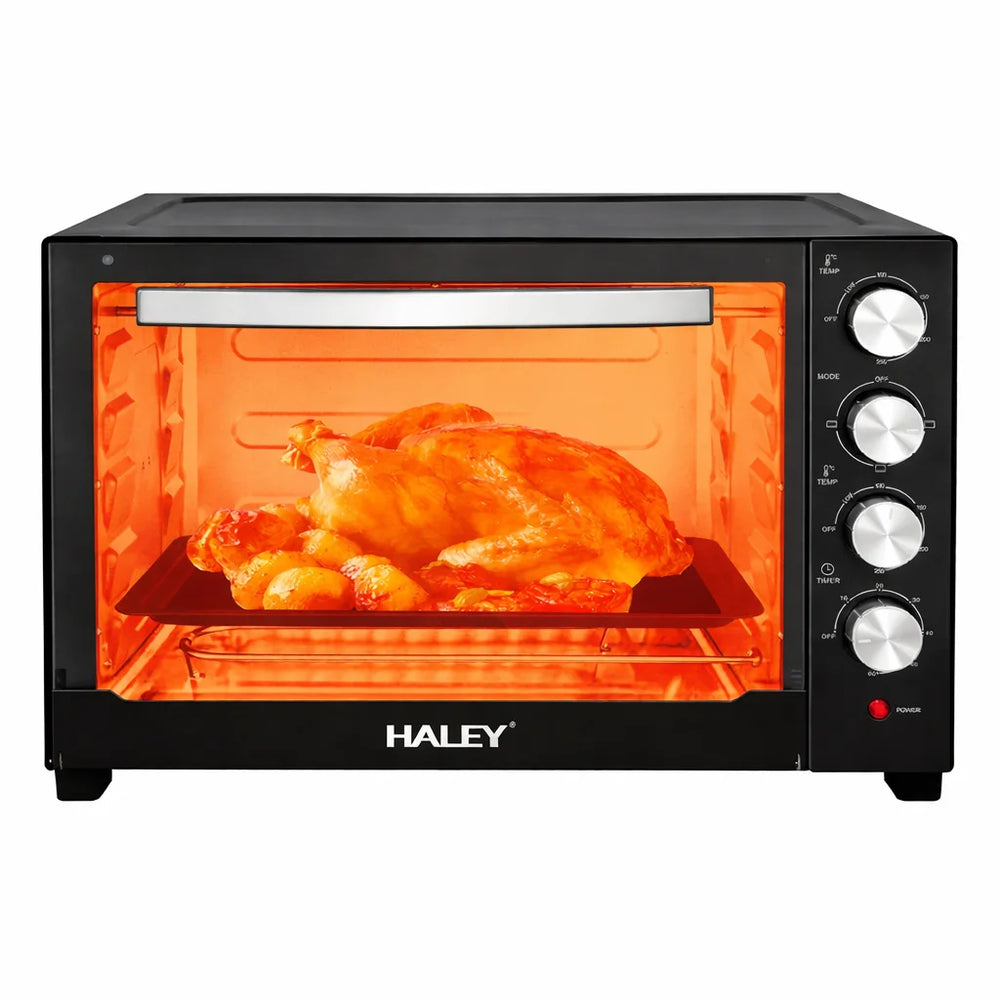 Cuptor Electric HALEY HY-5130, 60L, 2200W, Negru