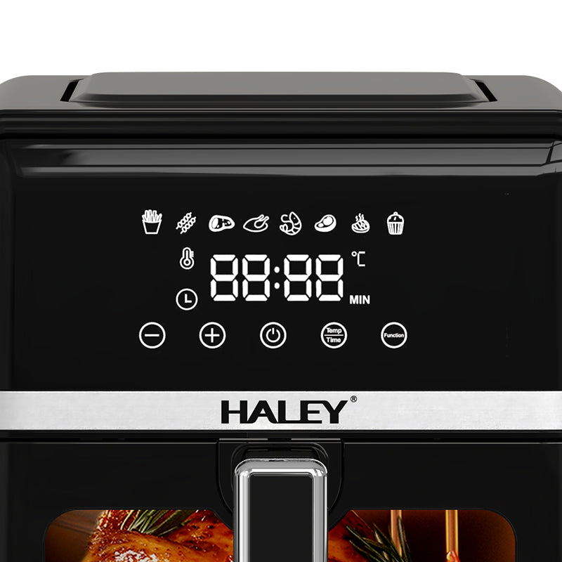 Air Fryer HALEY 7L, 2000W, Geam Transparent, Display Digital Touch