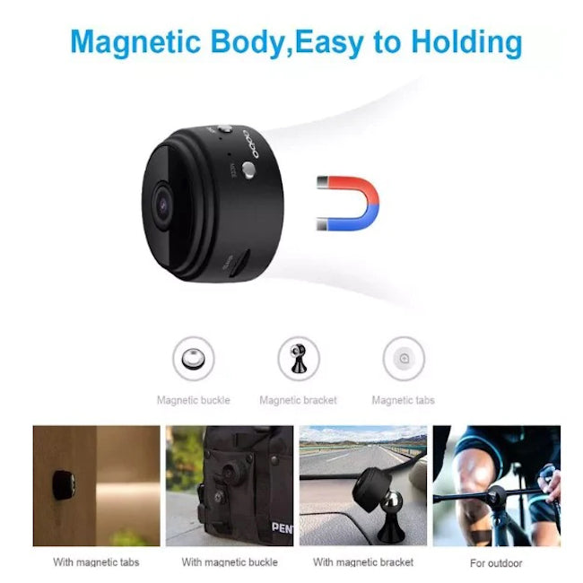 Mini camera de supraveghere wireless WiFi 1080p Full HD