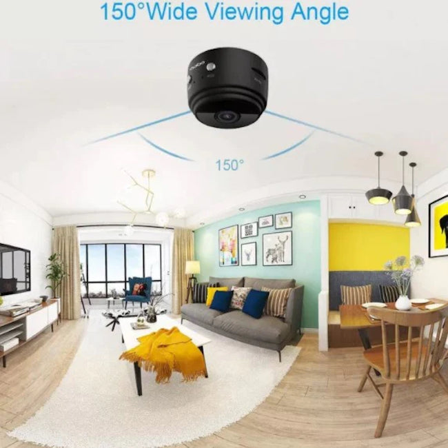 Mini camera de supraveghere wireless WiFi 1080p Full HD