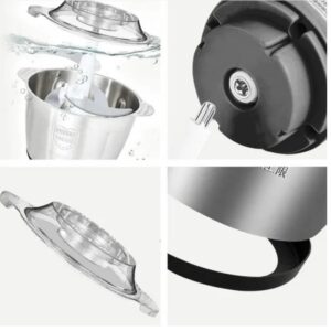 Tocator inox 3 litri 250 W cu două viteze