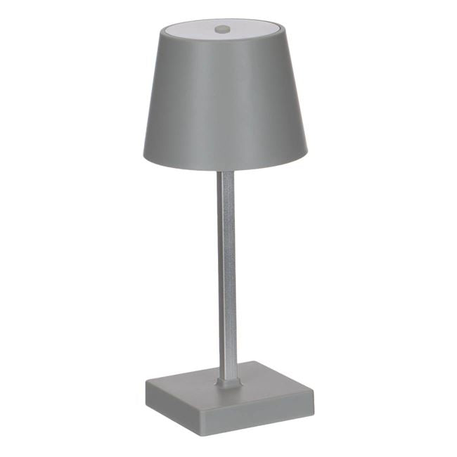 Veioza gri cu LED 26 cm