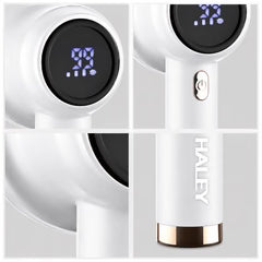 Aparat Electric pentru Îndepărtat Scame HALEY HY-125, Reîncărcabil, 8500 RPM, 6 Lame Inox, Afișaj Digital