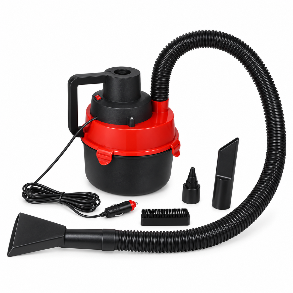 Aspirator auto 12 V, 90 W, pentru curățarea interiorului mașinii