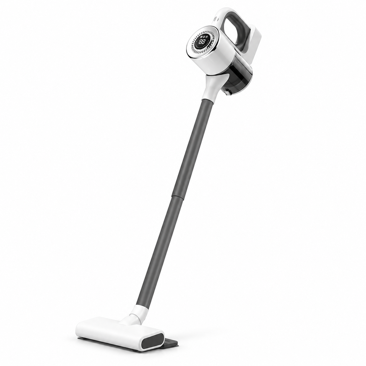 Aspirator vertical fără fir 2 în 1, cu funcție mop, 100 W, 3 trepte de putere și accesorii incluse