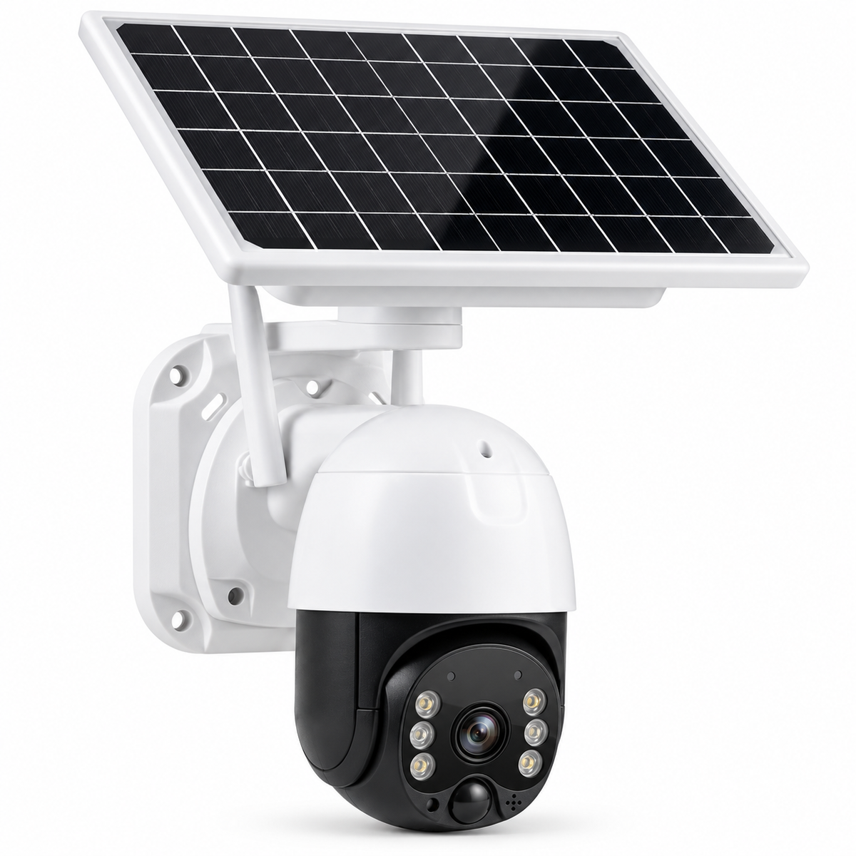 Cameră de supraveghere solară Wi-Fi, cu senzor de mișcare și vedere nocturnă