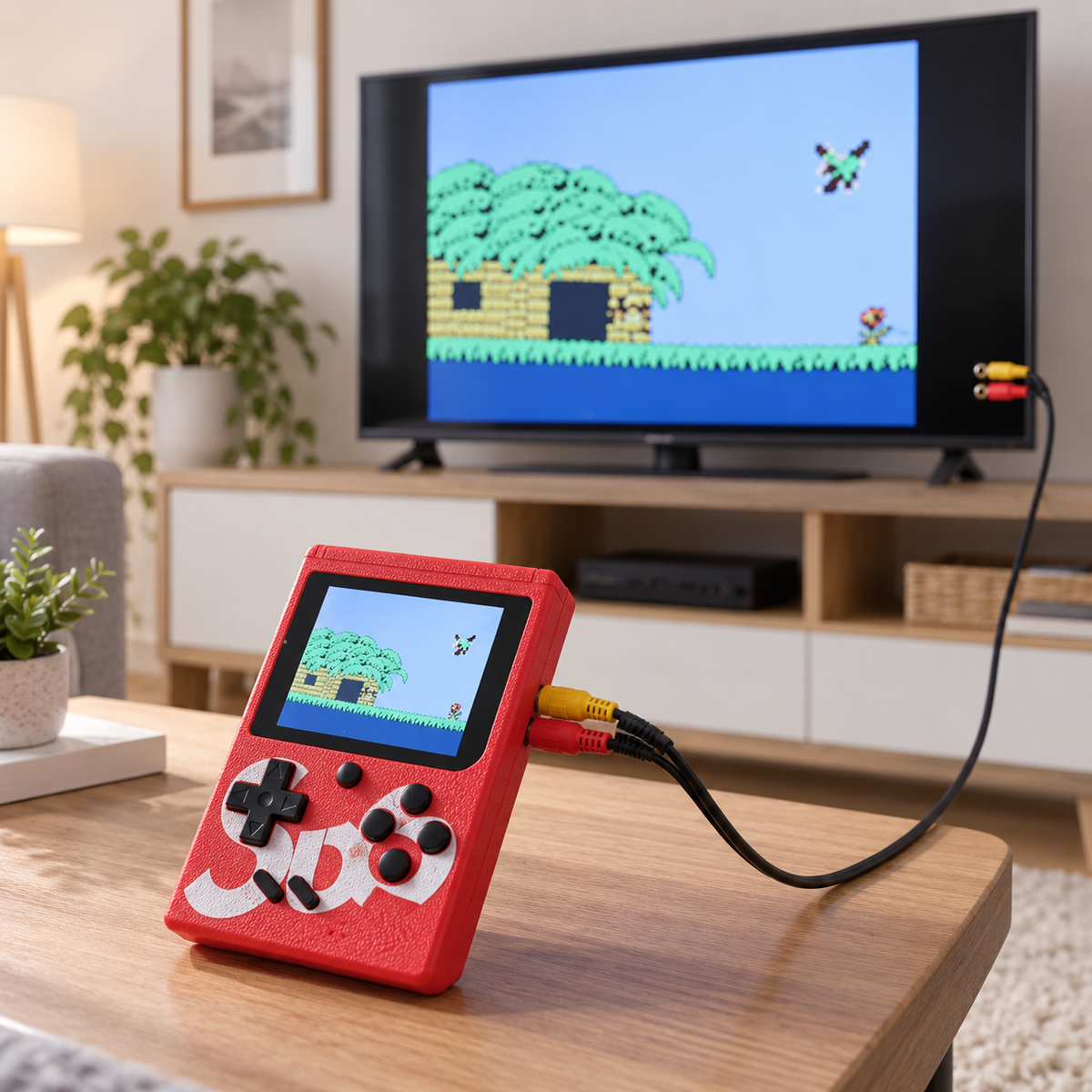 Consolă retro portabilă cu 400 jocuri – experiență clasică