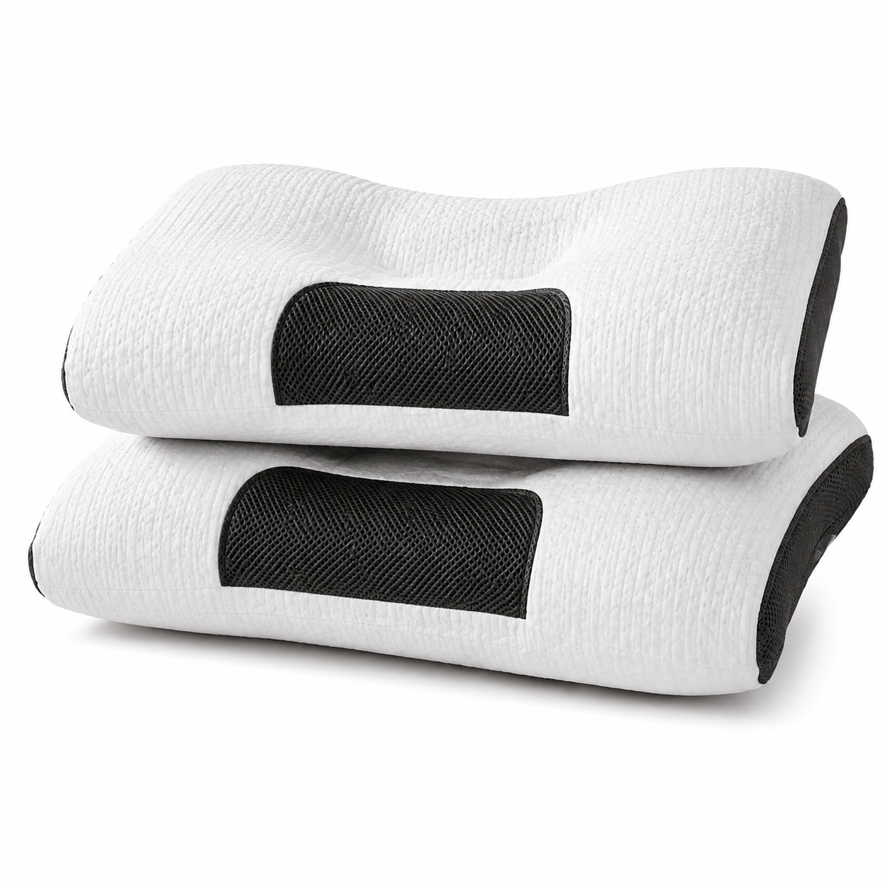Set 2 Perne Ortopedice Cervicale cu Fibra de Soia, 48 x 74 cm