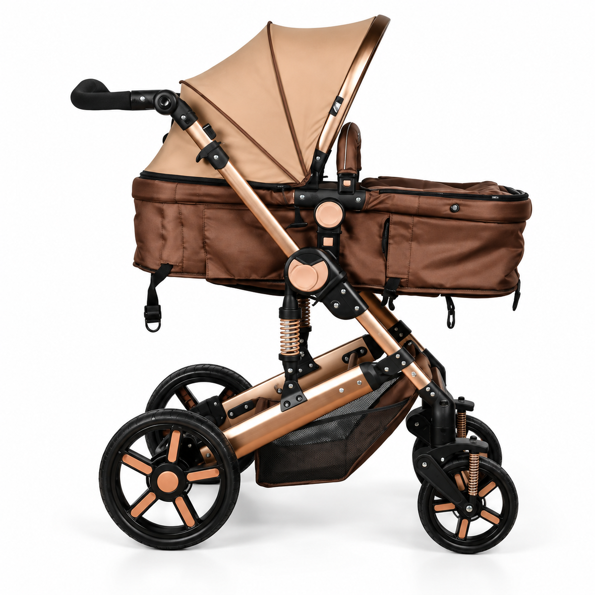 Carucior Transformabil 2 în 1 pentru Bebe – Design Premium, Confort și Siguranță