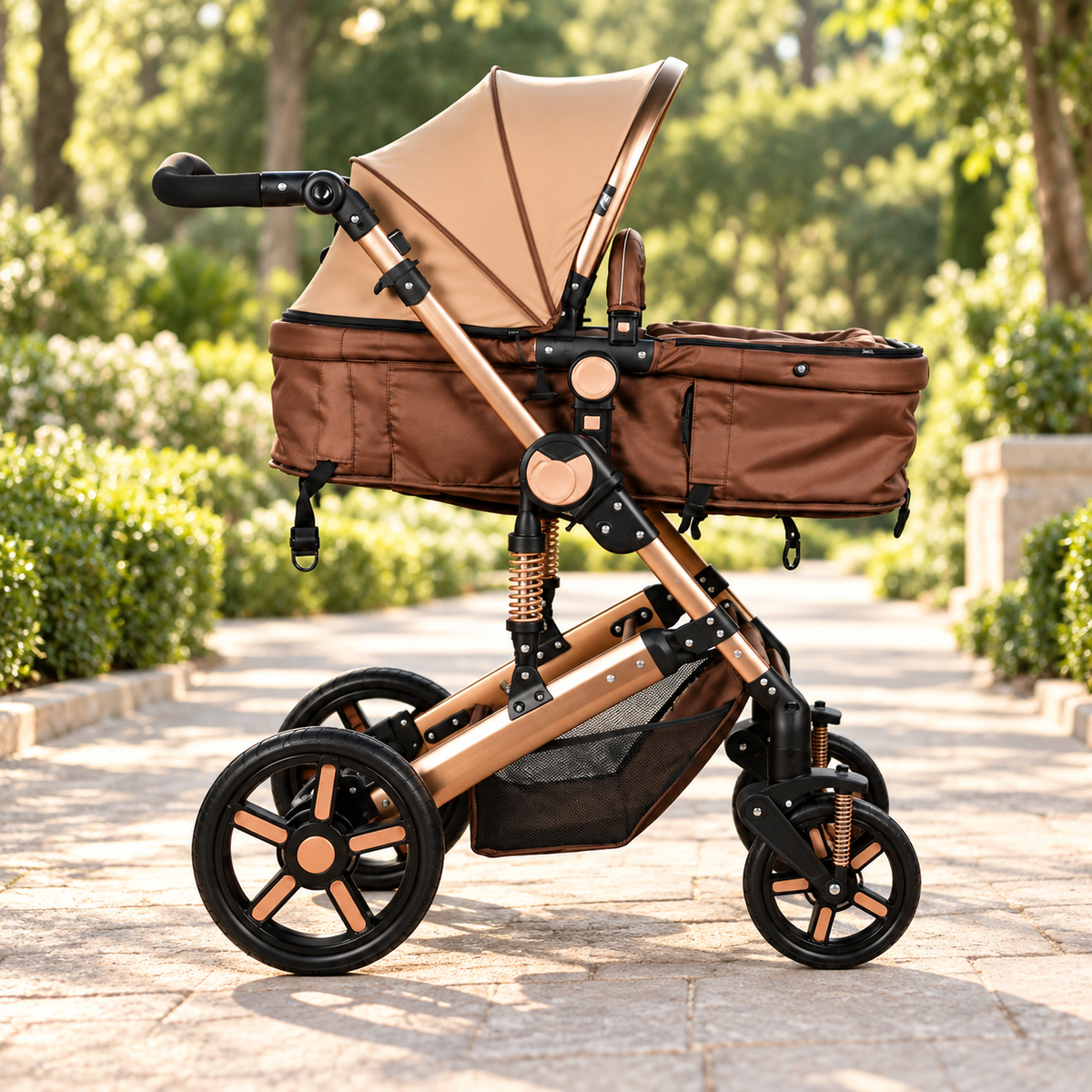Carucior Transformabil 2 în 1 pentru Bebe – Design Premium, Confort și Siguranță