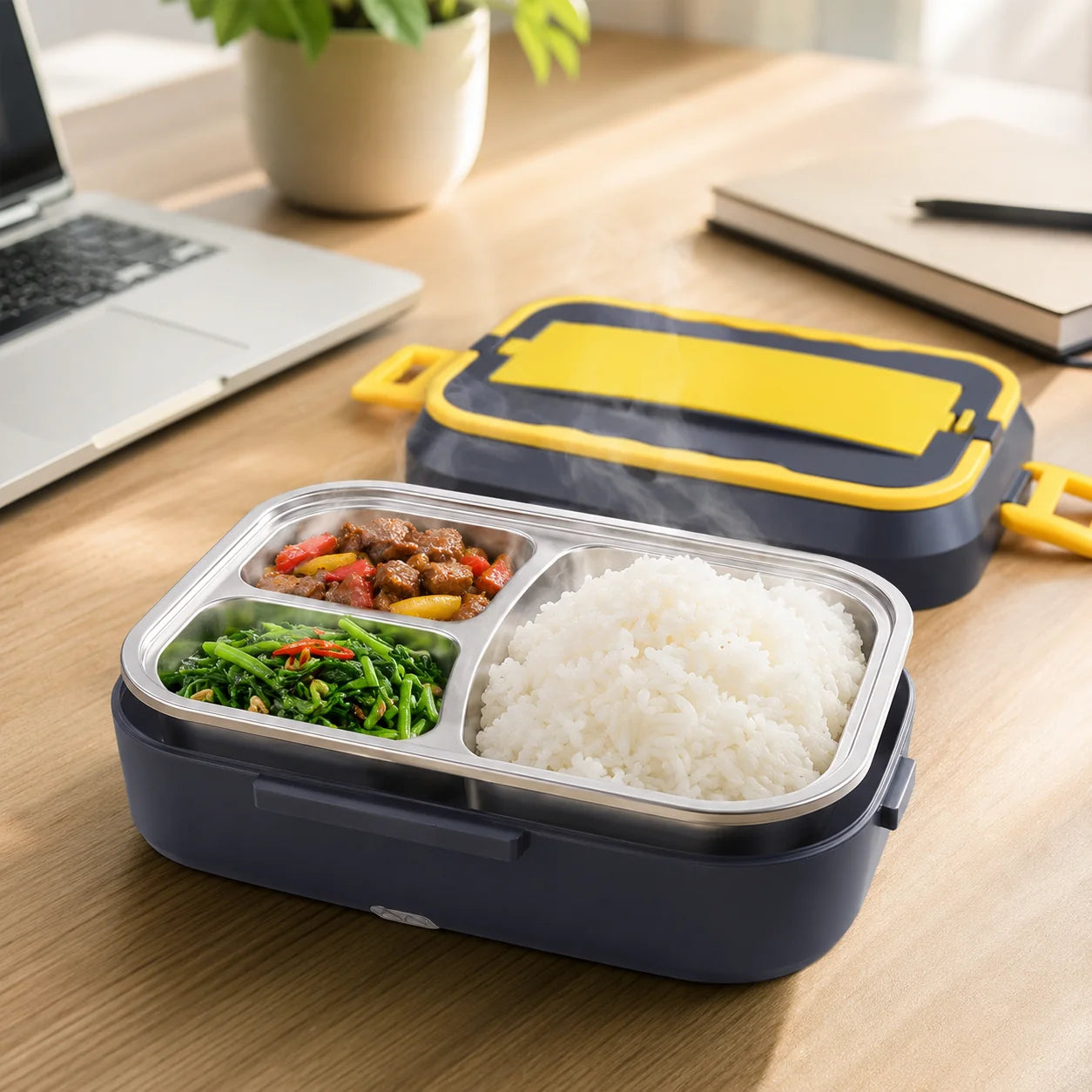 Cutie de Prânz Electrică 40W, 1,5 L – Încălzire Rapidă, Alimentare la Priză și Auto