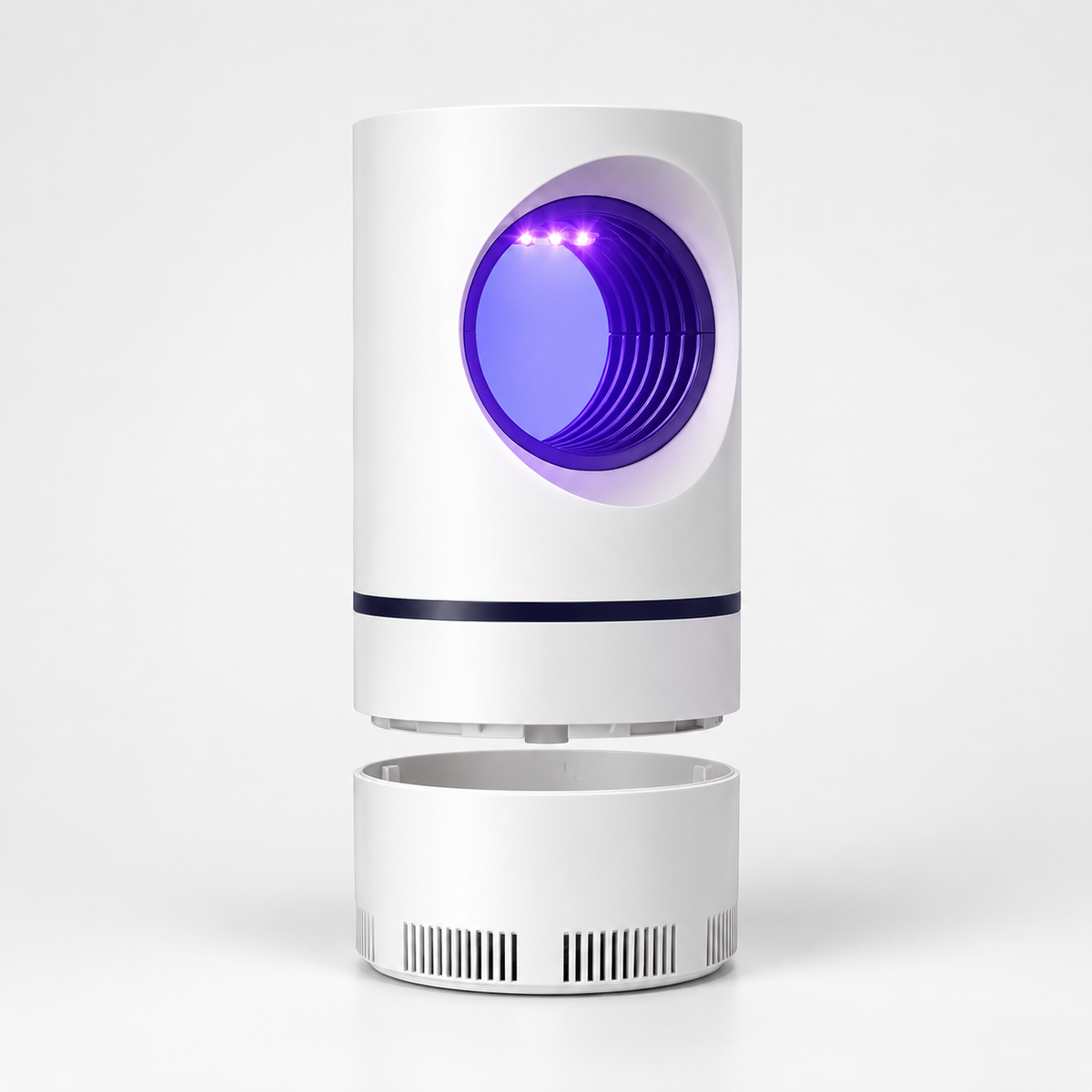 Lampă UV Anti-Țânțari și Insecte cu Ventilator Silențios, Alimentare USB