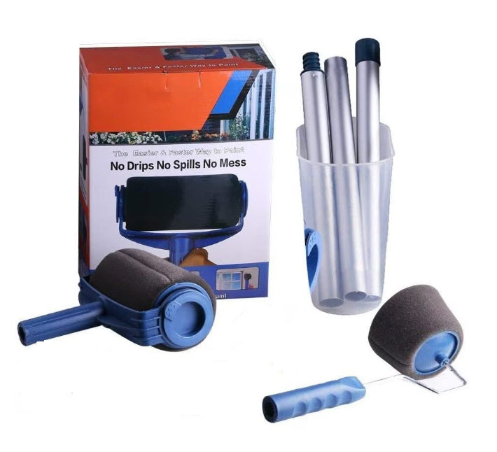 Set Trafalet Paint Roller Profesional cu umplere, rezervor si recipient, brat extensibil