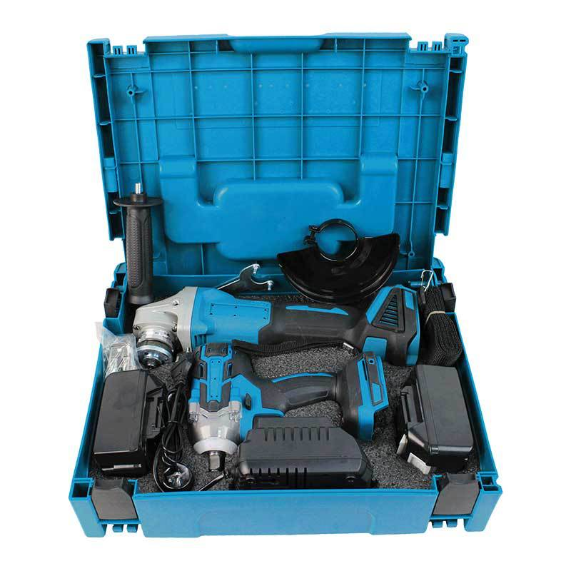 Kit Profesional 2 în 1 cu Acumulator 88Vf 6.0Ah – Flex și Pistol de Impact, Motor fără Perii, Autonomie Extinsă pentru Meșteri și Profesioniști