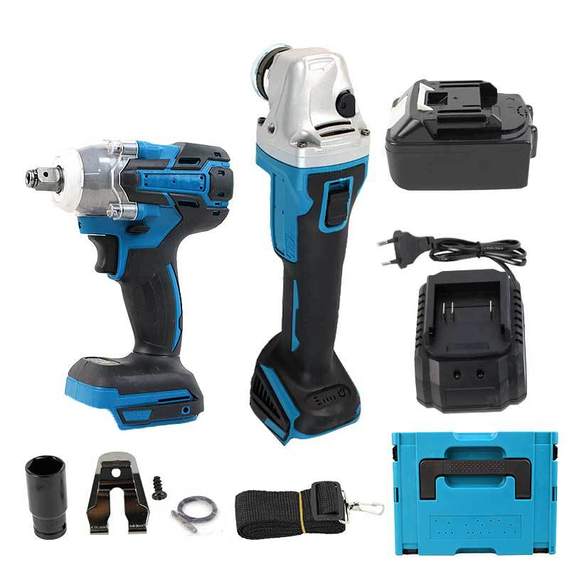 Kit Profesional 2 în 1 cu Acumulator 88Vf 6.0Ah – Flex și Pistol de Impact, Motor fără Perii, Autonomie Extinsă pentru Meșteri și Profesioniști