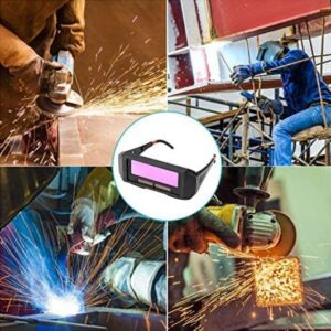 Ochelari protectie sudura cu filtru LCD auto-intunecare, curea si brate ajustabile