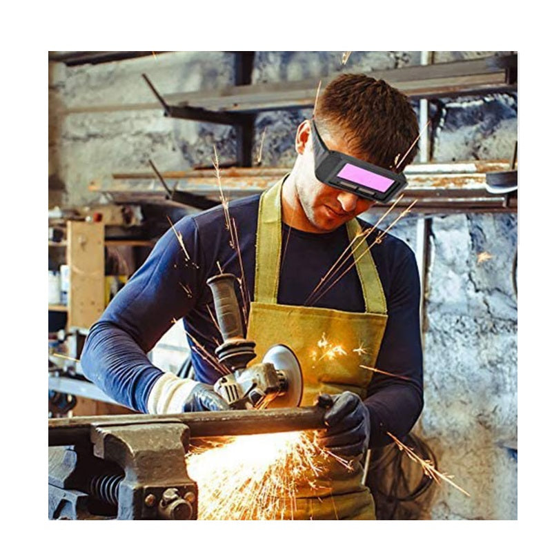 Ochelari protectie sudura cu filtru LCD auto-intunecare, curea si brate ajustabile