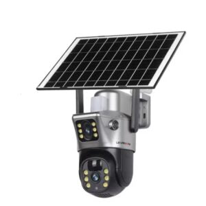 Camera supraveghere 8MP 2K cu panou solar, detectie miscare si zoom 10X+CARD