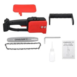 Fierăstrău electric cu lanț 30 cm, 1200W, 2 acumulatori și geantă de transport