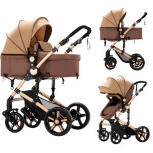 Carucior Transformabil 2 în 1 pentru Bebe – Design Premium, Confort și Siguranță