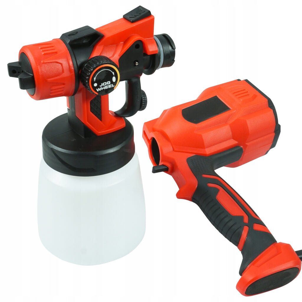 Pistol de Vopsit Portabil Fără Fir, 800 ml, 3 Jeturi Pulverizare, Compatibil Baterie 18V
