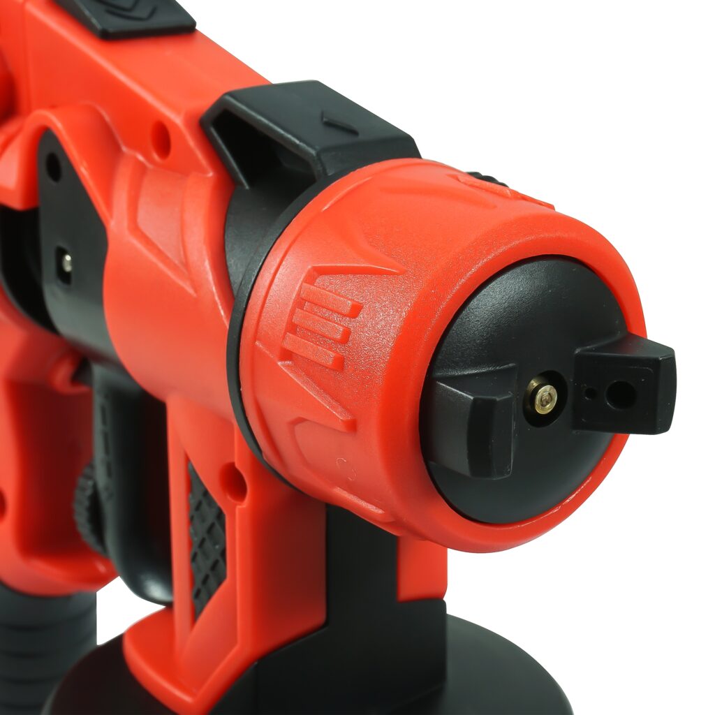Pistol de Vopsit Portabil Fără Fir, 800 ml, 3 Jeturi Pulverizare, Compatibil Baterie 18V