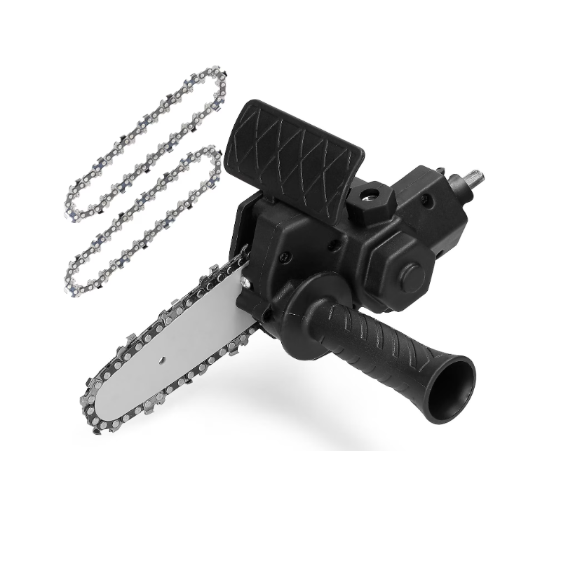 Pachet Promo – Bormașină Autofiletantă 24V cu Percuție + Adaptor Drujbă pentru Bormașină, 2 Acumulatori