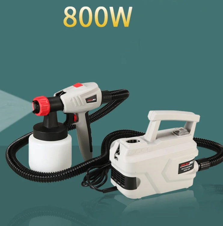 Pistol De Vopsit Profesional 800W, Recipient 800ml, Duze Reglabile, Debit 800 ml/min