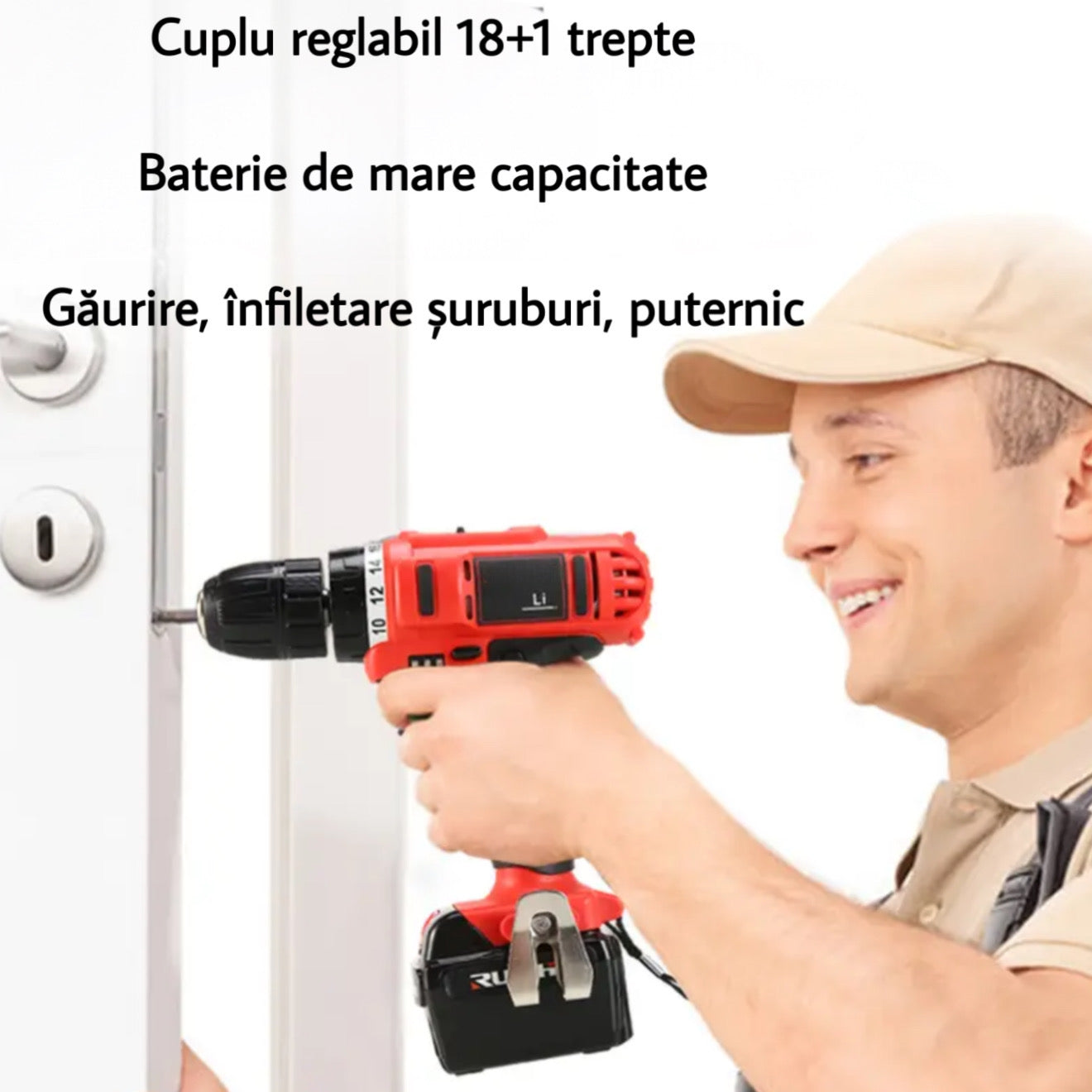 Set Mașină de Găurit 21V cu 42 Accesorii – Puternică și Portabilă