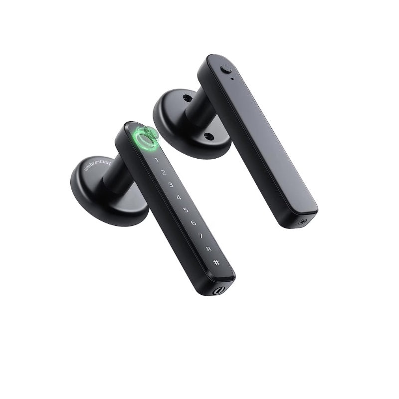 Incuietoare Smart Negru – Deblocare Multifuncțională cu Amprentă, PIN, Aplicație