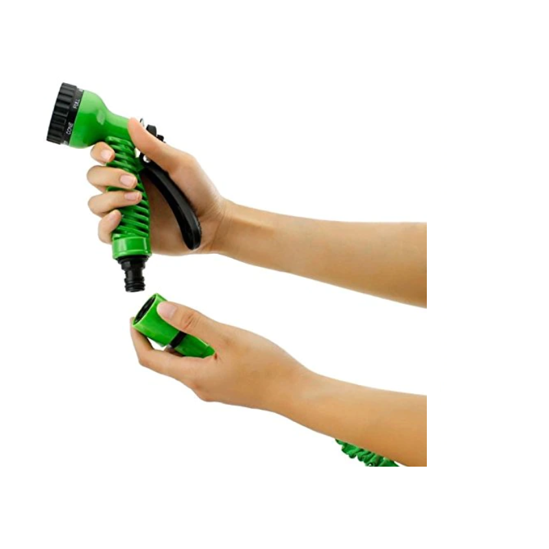 Pachet Promo: Furtun Extensibil 45m + Aparat Spălat Electric 25 Bari cu Acumulator – Irigare și Curățenie