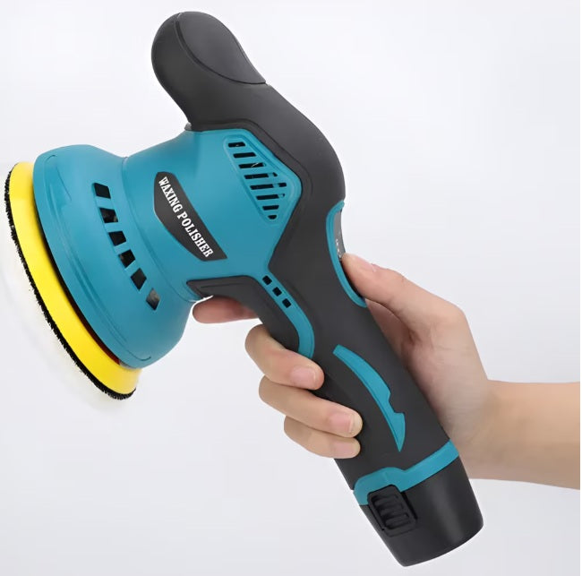 Aparat Polish Auto Fără Fir cu 2 Acumulatori 12V – Portabil și Eficient