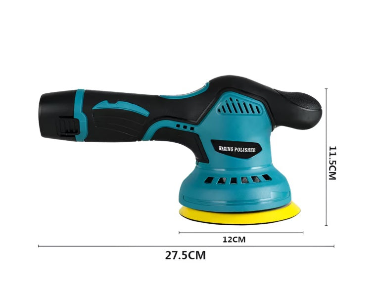 Aparat Polish Auto Fără Fir cu 2 Acumulatori 12V – Portabil și Eficient