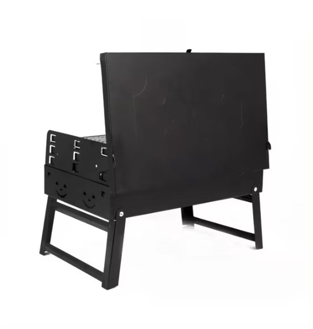 Pachet Promo: Grătar Portabil Tip Servietă + Scaun Telescopic – Ușor și Durabil