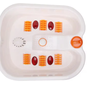 Aparat de hidromasaj pentru picioare alb/portocaliu – Îngrijire completă pentru picioare obosite