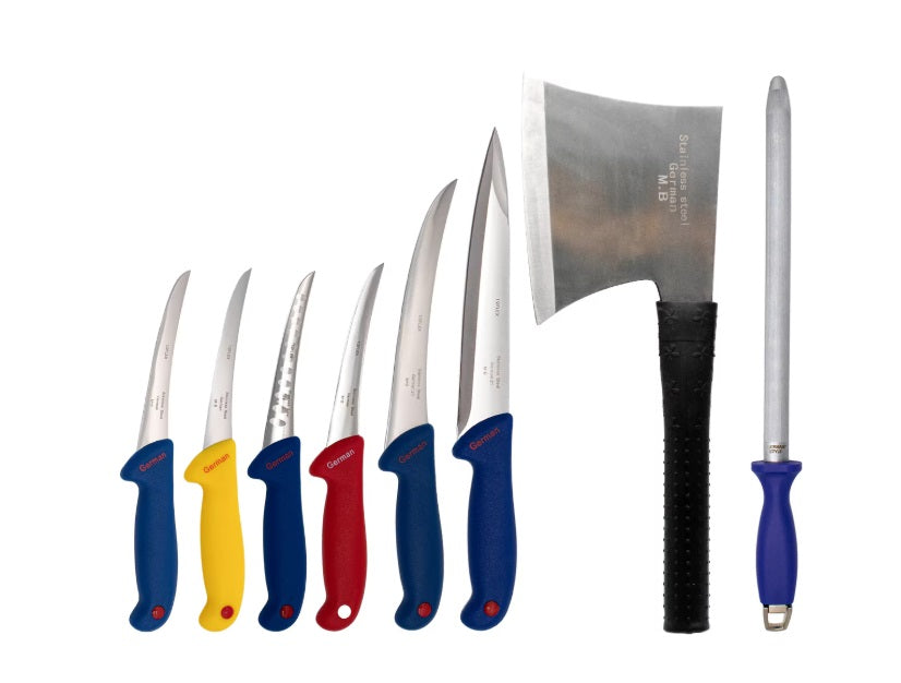 Set Măcelărie 8 Piese – Cuțite Profesionale pentru Gătit
