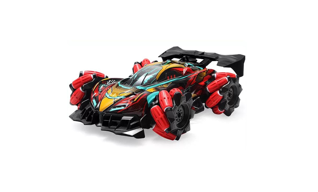 Mașină RC Drift 360°, viteză mare – roșie