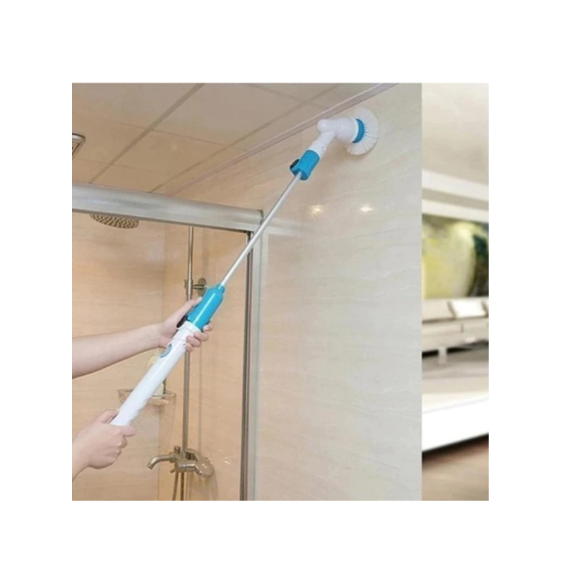 Dispozitiv electric de curățare 3 în 1 cu perii interschimbabile, alb-albastru