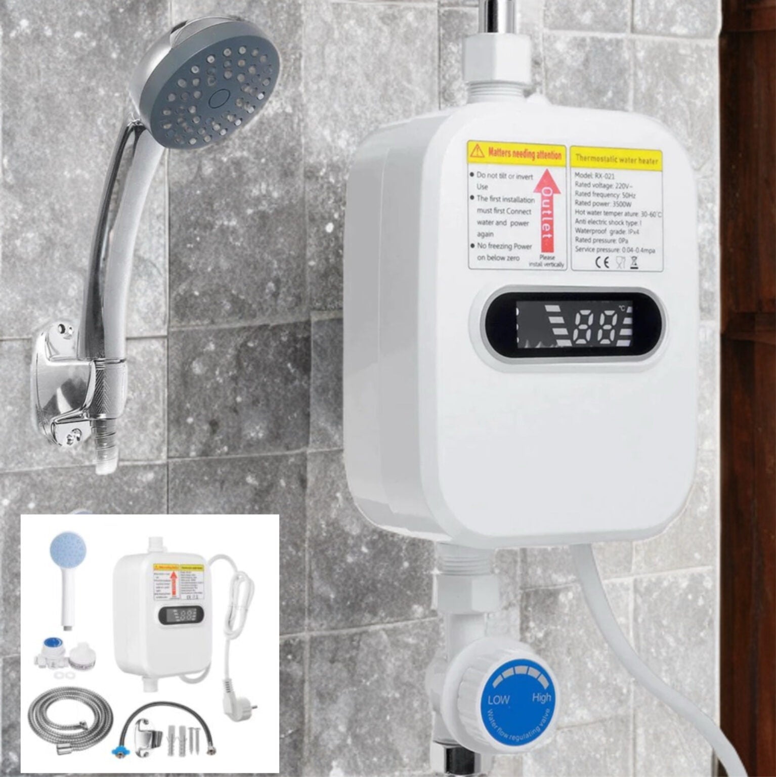 Boiler electric instant – apă caldă rapidă