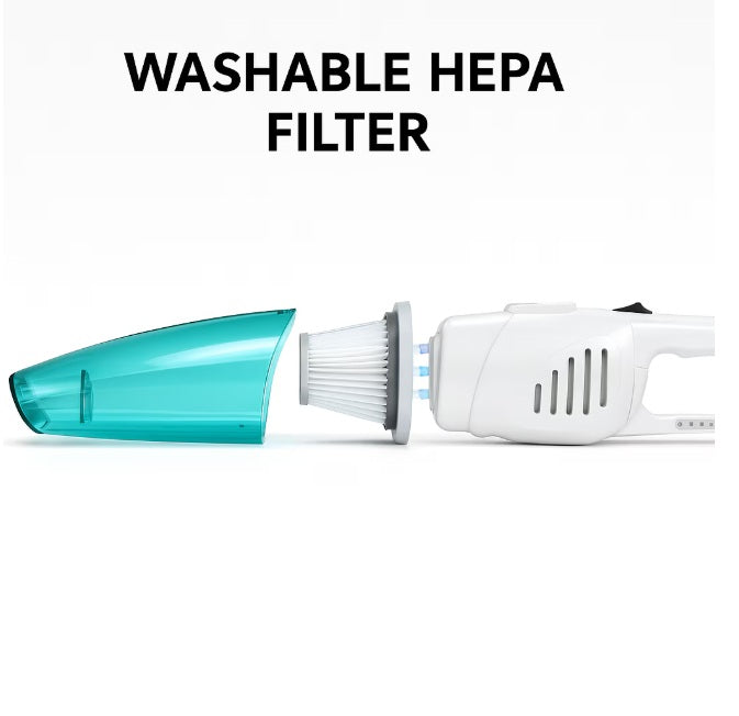 Aspirator vertical 2 în 1 – Compact, puternic și ușor de manevrat