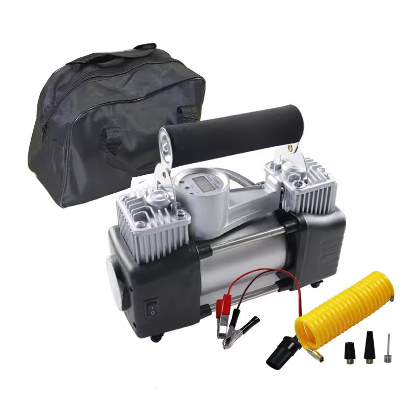 Compresor auto portabil 12V cu manometru analogic – 150 PSI