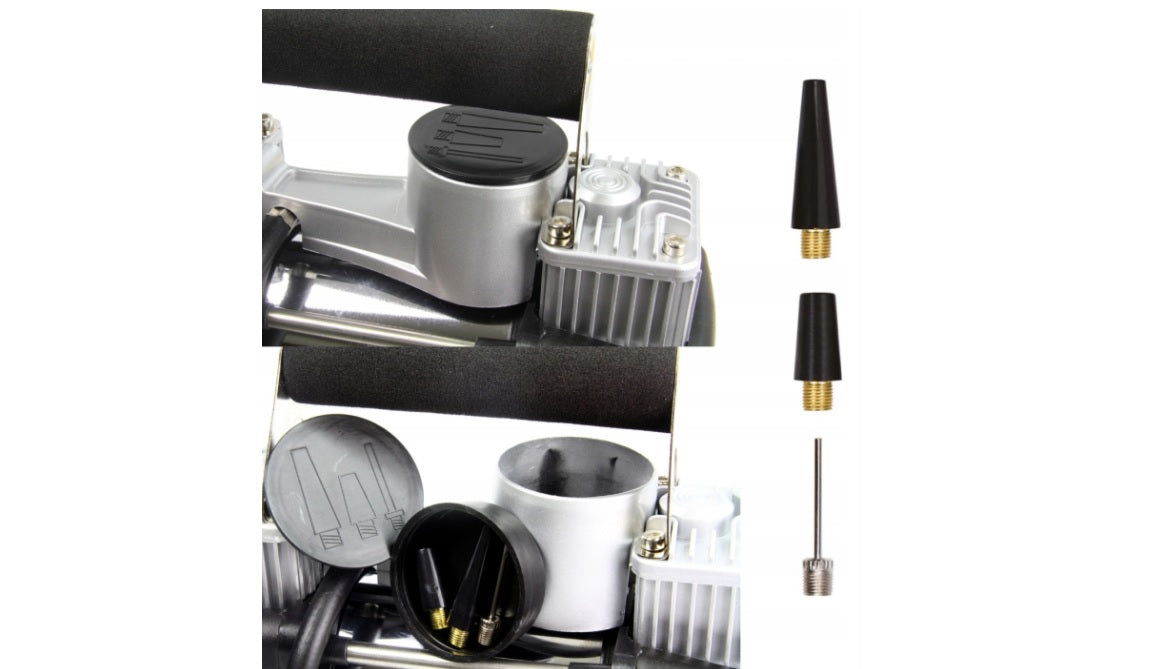 Compresor auto portabil 12V cu manometru analogic – 150 PSI